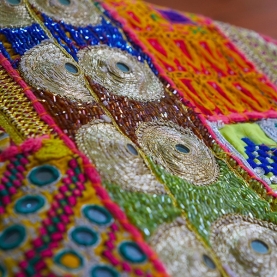 Indian handicraft wall hanging patchwork