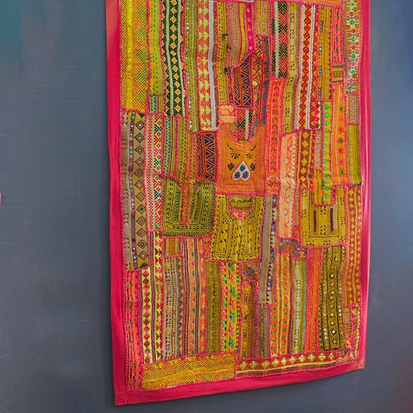 Indian handicraft wall hanging patchwork