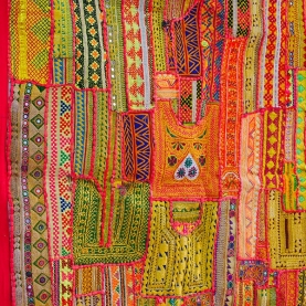 Indian handicraft wall hanging patchwork