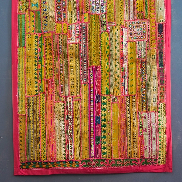 Indian handicraft wall hanging patchwork