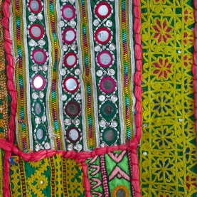 Indian handicraft wall hanging patchwork