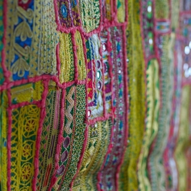 Indian handicraft wall hanging patchwork