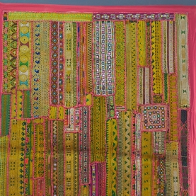 Indian handicraft wall hanging patchwork