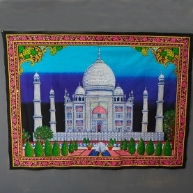 Indian painted wall hanging Taj Mahal