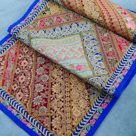 Tissu mural indien artisanal