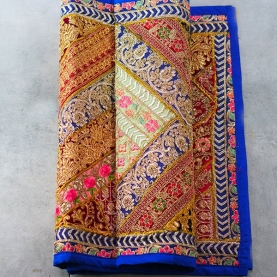 Tissu mural indien patchwork