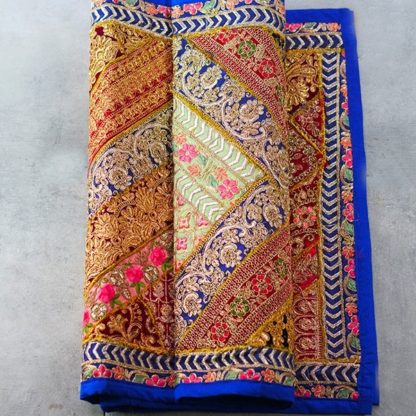 Tissu mural indien patchwork