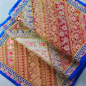 Tissu mural indien patchwork