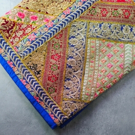 Tissu mural indien patchwork