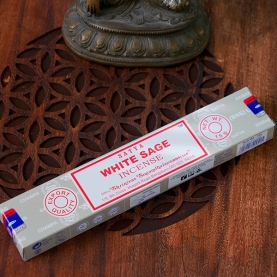 Indian Incense sticks Satya White sage 15g