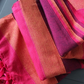 Couverture de canapé en coton indien