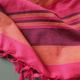 Couverture de lit indien en coton