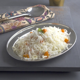 Plat indien pour le riz Biryani en inox L25