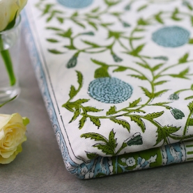 Indian handcrafted printed table cover