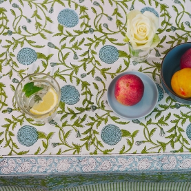 Indian handcrafted printed table cover