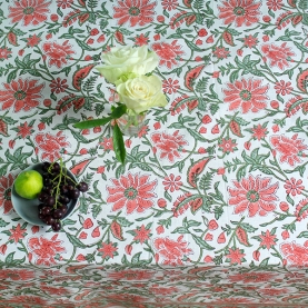 Indian handcrafted printed table cover