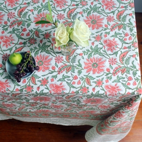 Indian handcrafted printed table cover
