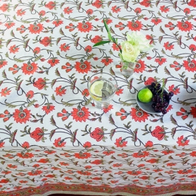 Nappe indienne coton imprimée