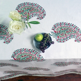 Indian handcrafted printed table cloth