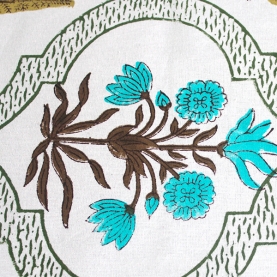 Indian handcrafted printed table cover