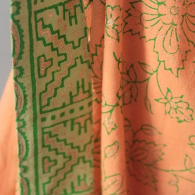 Indian cotton skirt Sanganeri print