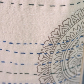 Indian cushion cover Kantha