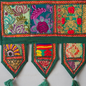Indian cotton door decoration