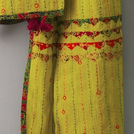 Indian cotton stole Kantha