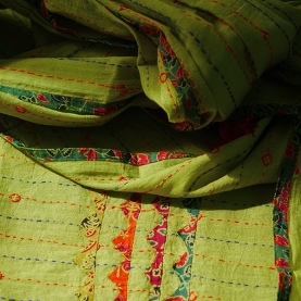 Indian stole Kantha