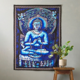 Indian painted wall hanging Buddha