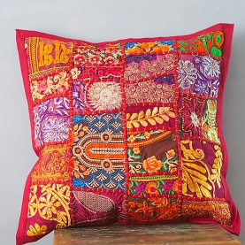 Indian handcrafted cushion cover