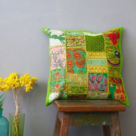 Housse de coussin indienne