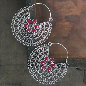 Boucles d'oreilles indiennes