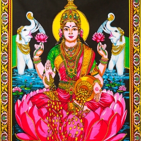 Tissu mural indien Lakshmi