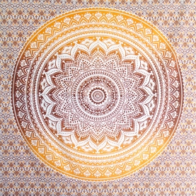 Tenture murale indienne Lotus