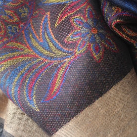 Indian Jamawar cotton scarf