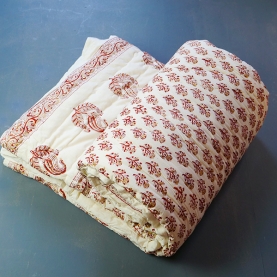Indian cotton quilt Rajai