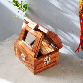 Handcrafted wooden jewelry box
