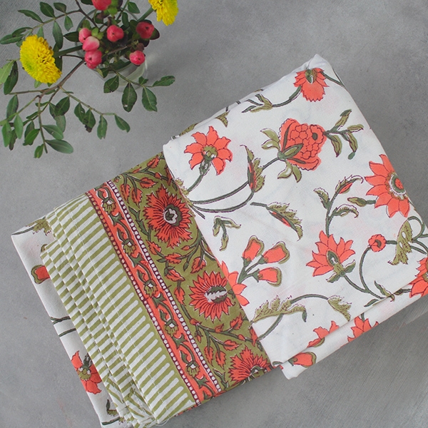 Nappe indienne en coton