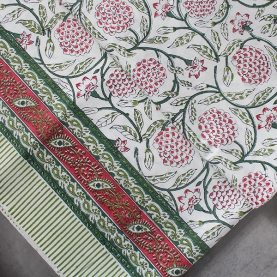 Nappe indienne coton imprimée