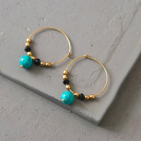 Indian creole earrings