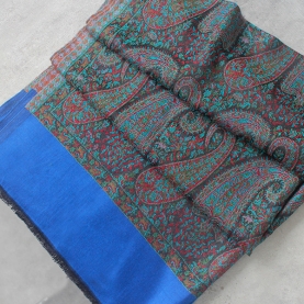 Indian Jamawar cotton scarf