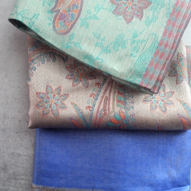 Indian Jamawar cotton scarf