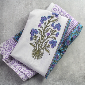 Indian cotton stole