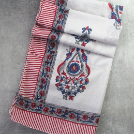Etole indienne en pur coton imprimé Dupatta