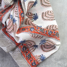 Indian cotton scarf