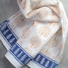 Echarpe indienne en coton