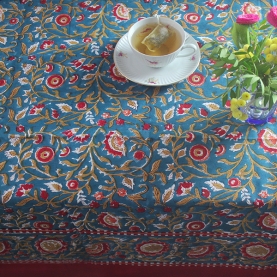 Nappe indienne coton imprimée