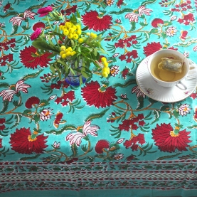 Indian handcrafted printed table cover