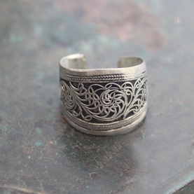 Indian ancient metal ring